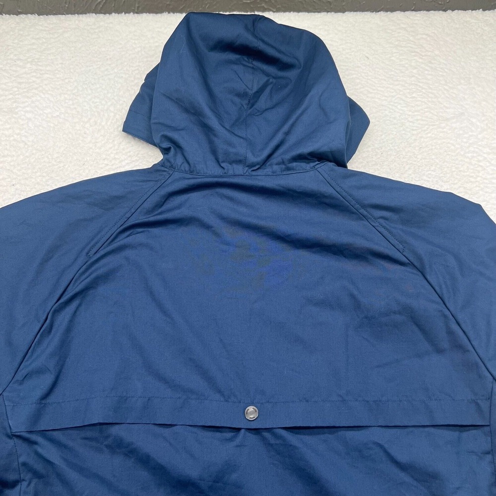 NORSE PROJECTS FRANK COTTON PANAMA JACKET Mens Large Dark Blue *FLAW* - Picture 12 of 13